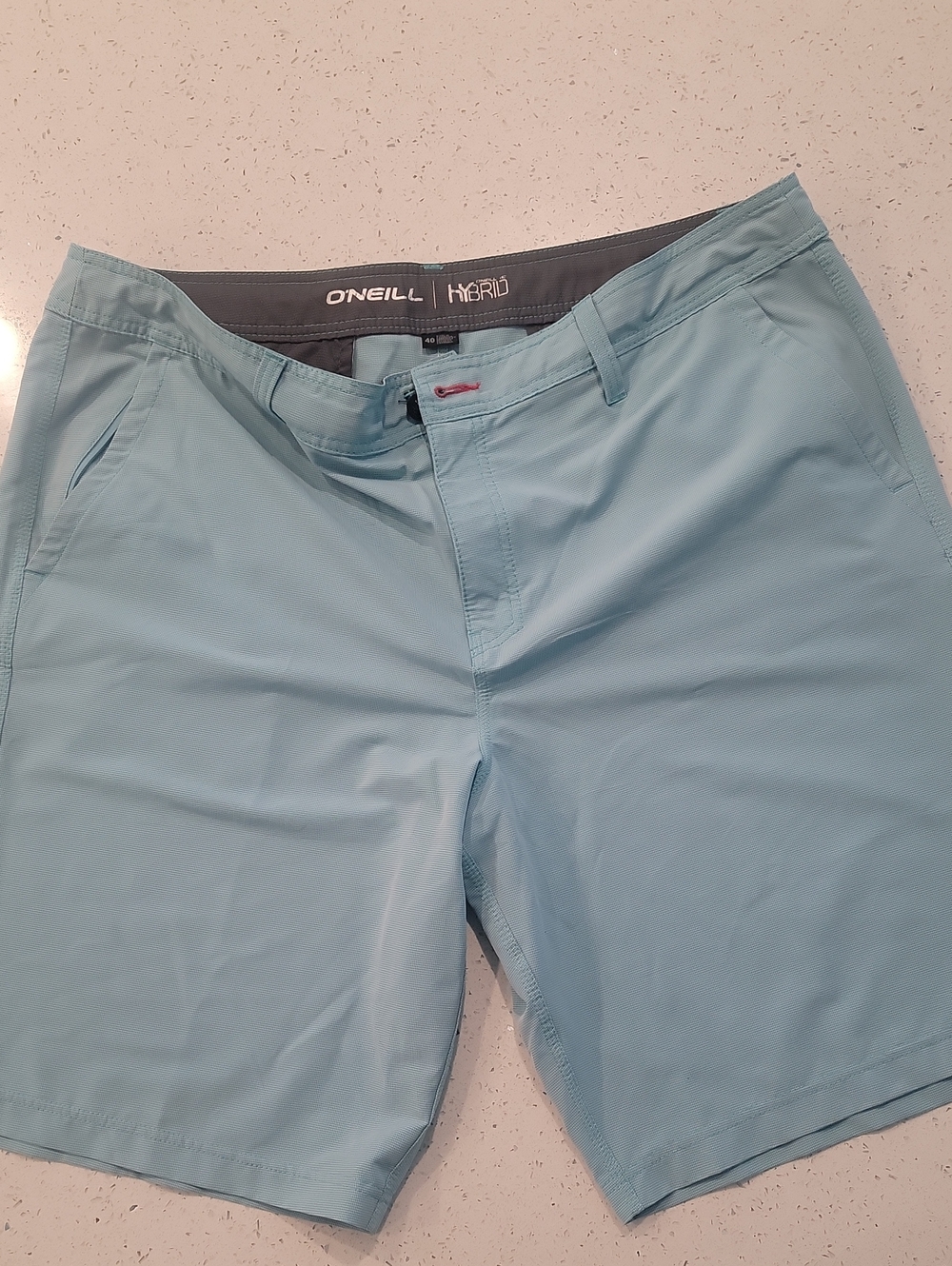 O'Neill Men's Light Blue Hybrid Performance Shorts